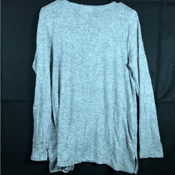 Olive & Oak Womens Sweater Gray Soft V Neck Pullover Long Sleeve XLarge - Picture 10 of 12